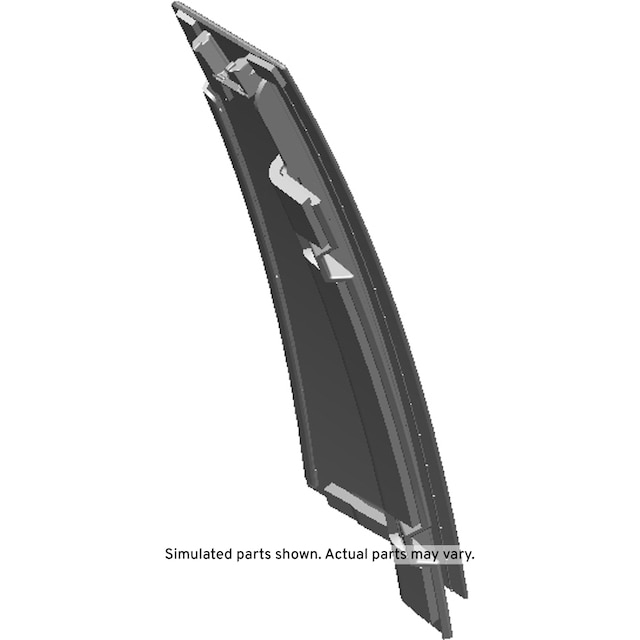 GM Genuine Parts Rear Passenger Side Door Window Frame Front Applique