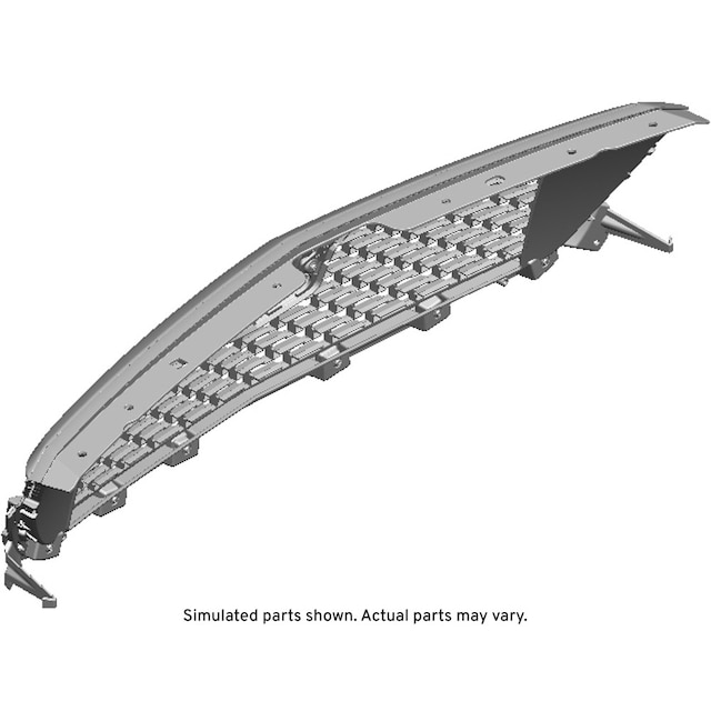 GM Genuine Parts Galvano Silver Front Grille