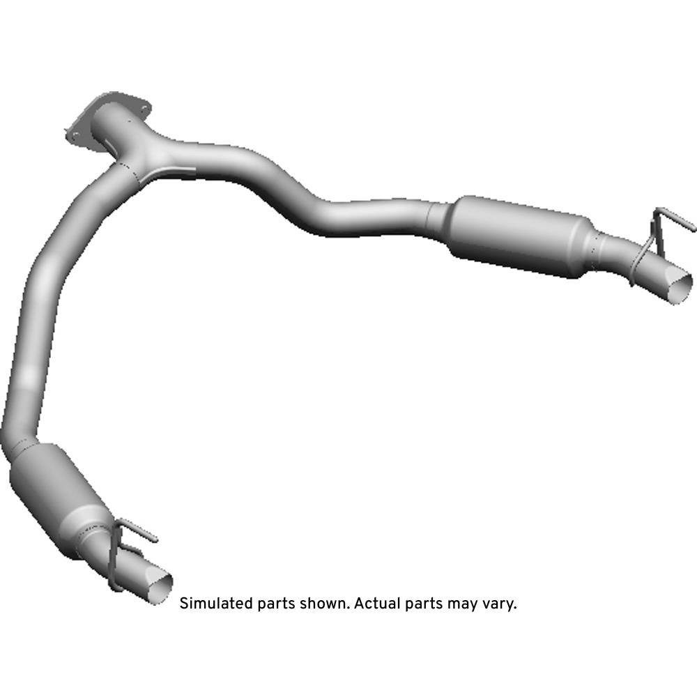 GM Genuine Parts Exhaust Rear Muffler with Exhaust Pipe