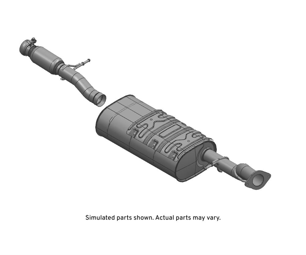 GM Genuine Parts Exhaust Muffler