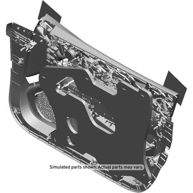 GM Genuine Parts Sangria Front Driver Side Door Trim
