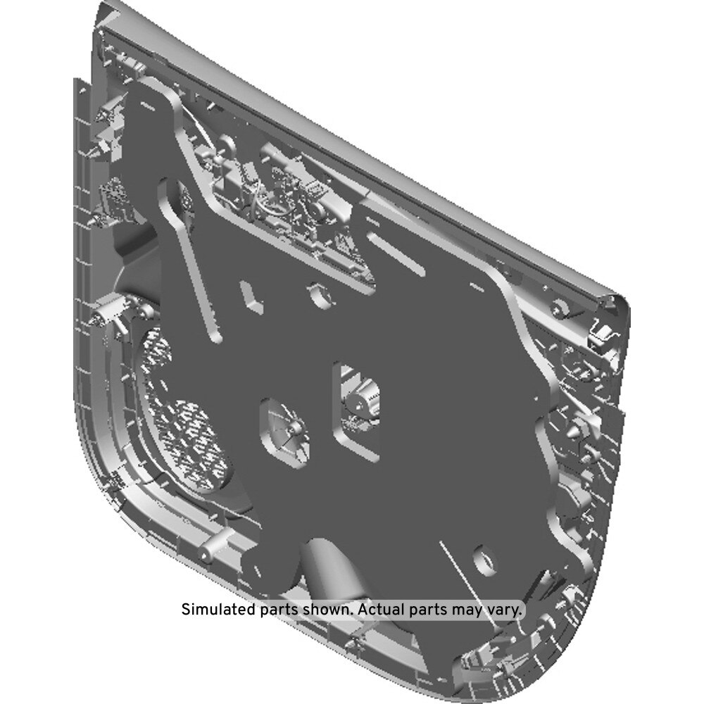 GM Genuine Parts Black Front Driver Side Door Trim