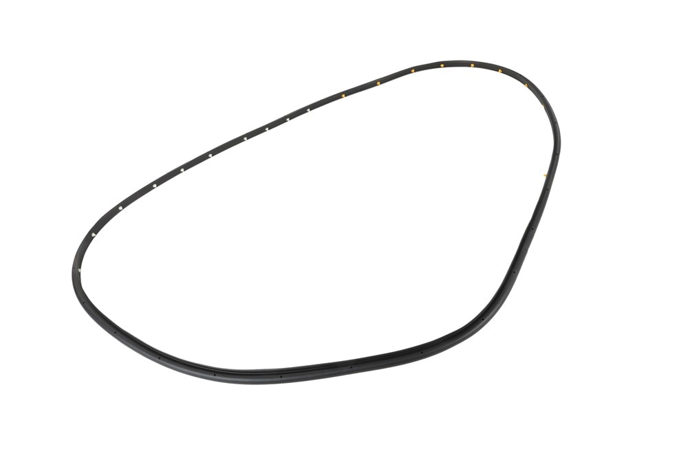 GM Genuine Parts Rear Passenger Side Door Weatherstrip (Door Side)