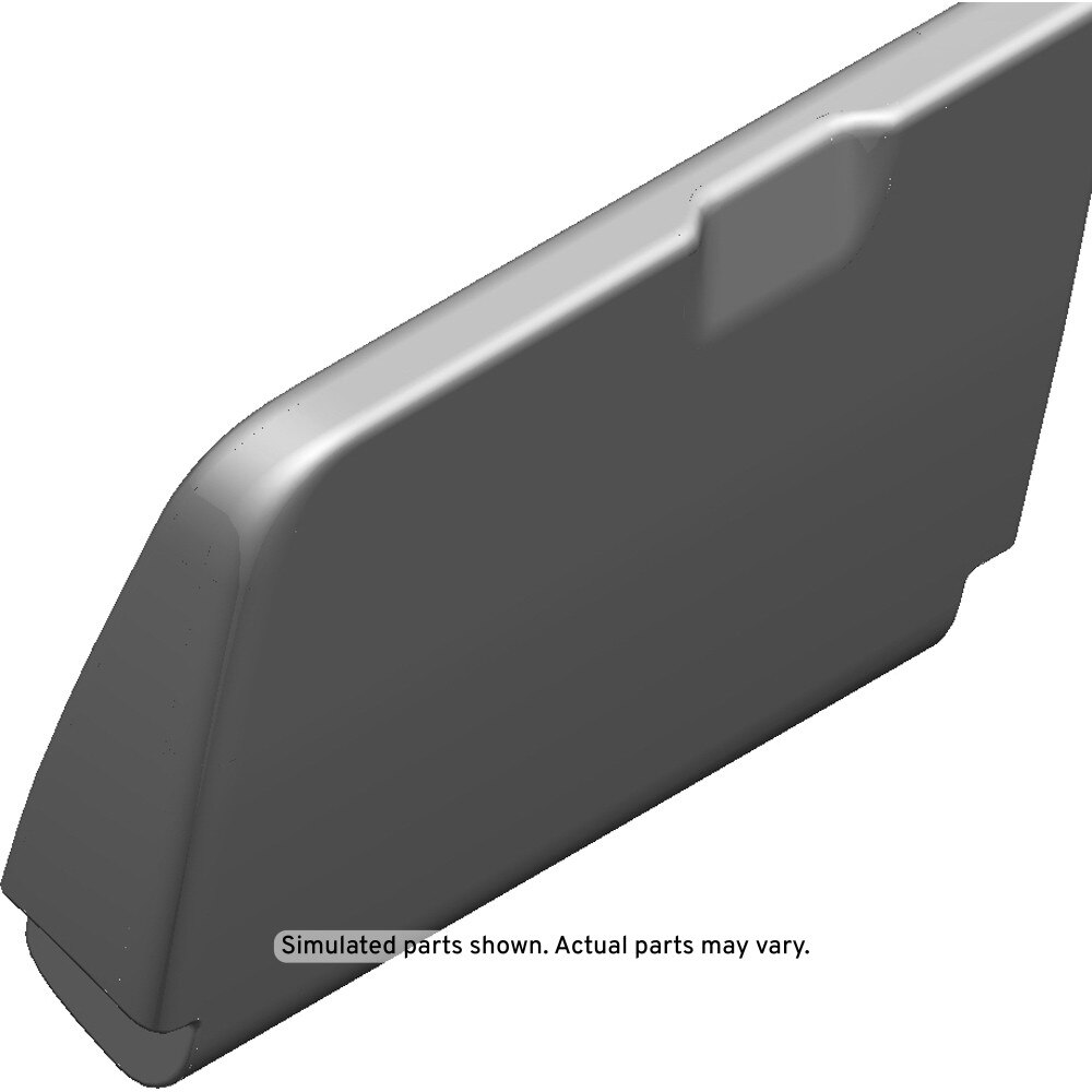 GM Genuine Parts Black Rear Driver Side Seat Back Cover