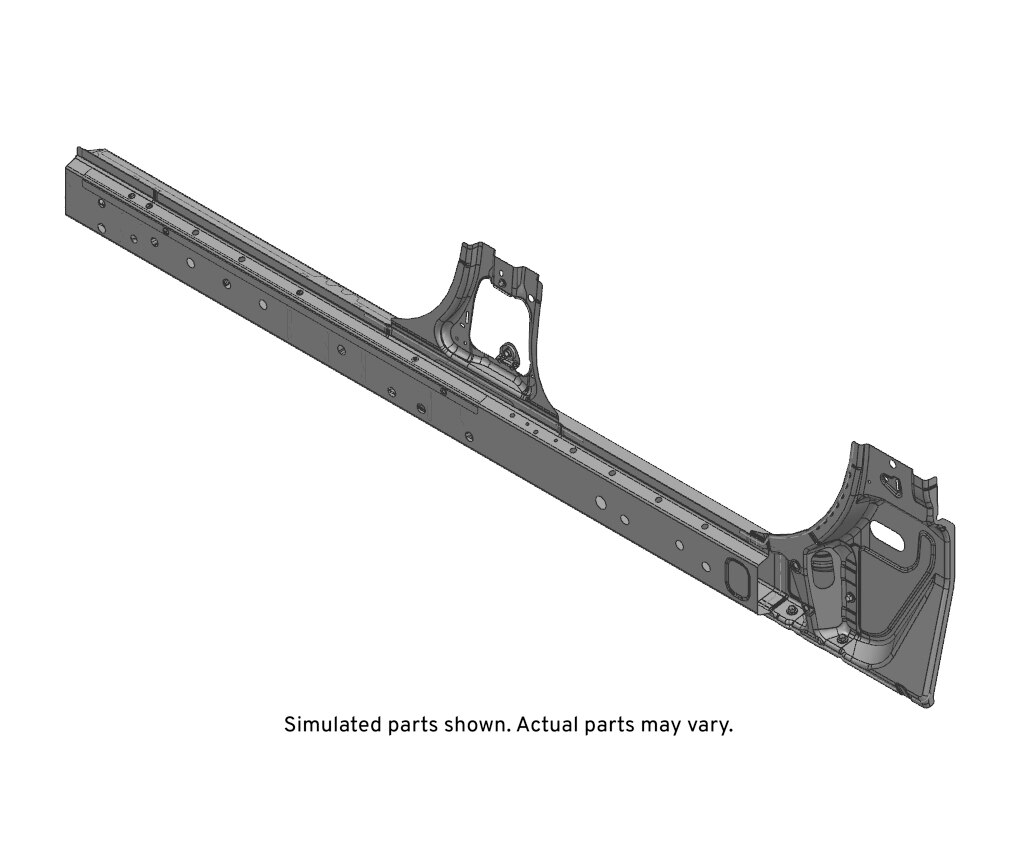 GM Genuine Parts Driver Side Rocker Outer Panel Reinforcement