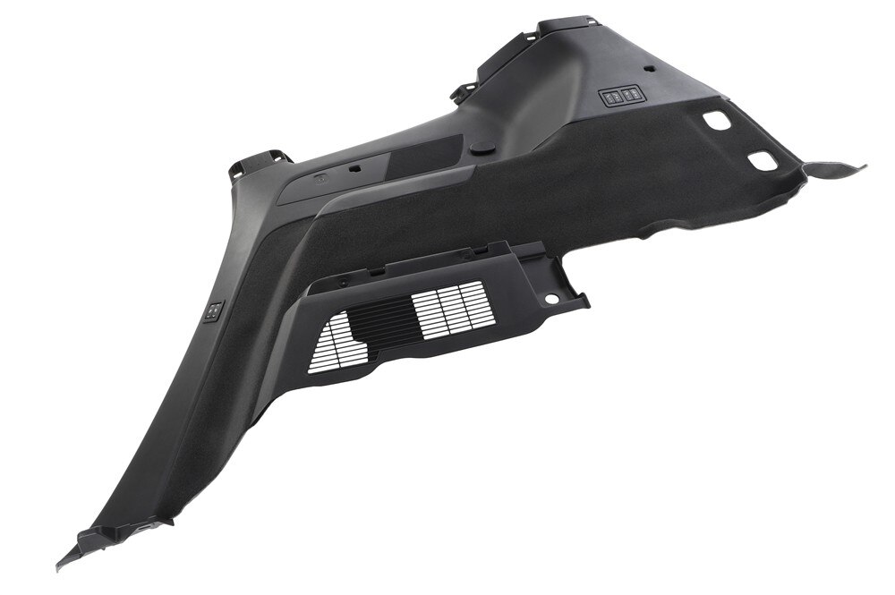 GM Genuine Parts Black Quarter Lower Rear Passenger Side Trim Panel