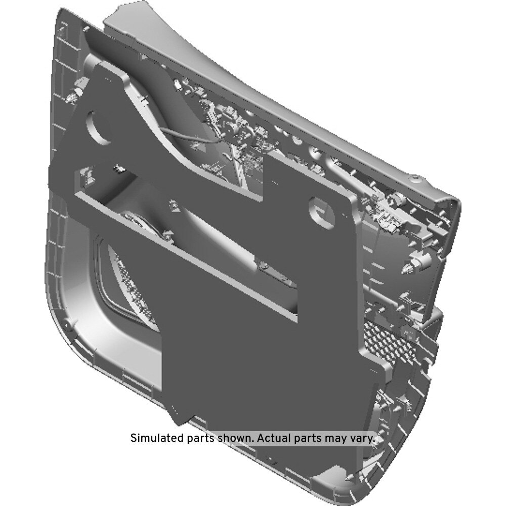 GM Genuine Parts Jet Black Front Driver Side Door Trim