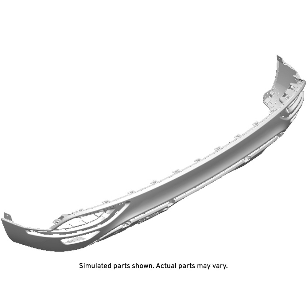 GM Genuine Parts Black Rear Bumper Lower Fascia