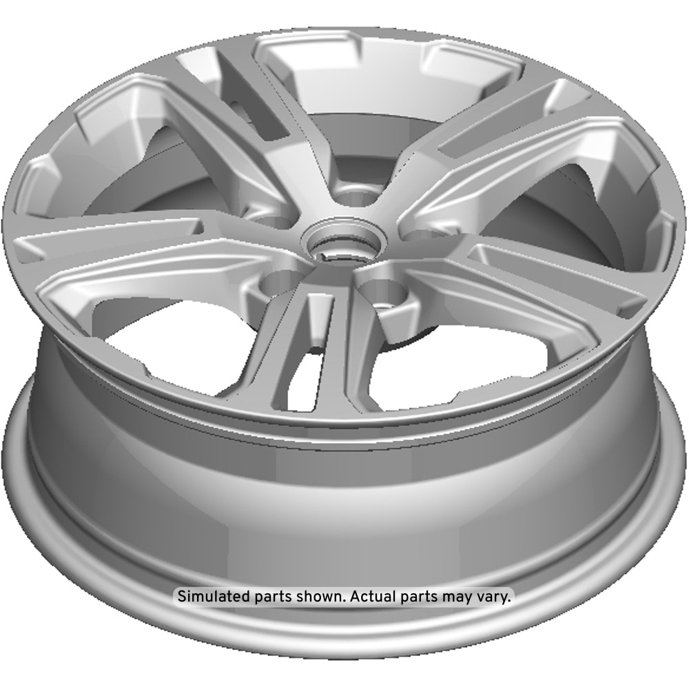 GM Genuine Parts 17x7in Aluminum Front and Rear Wheel