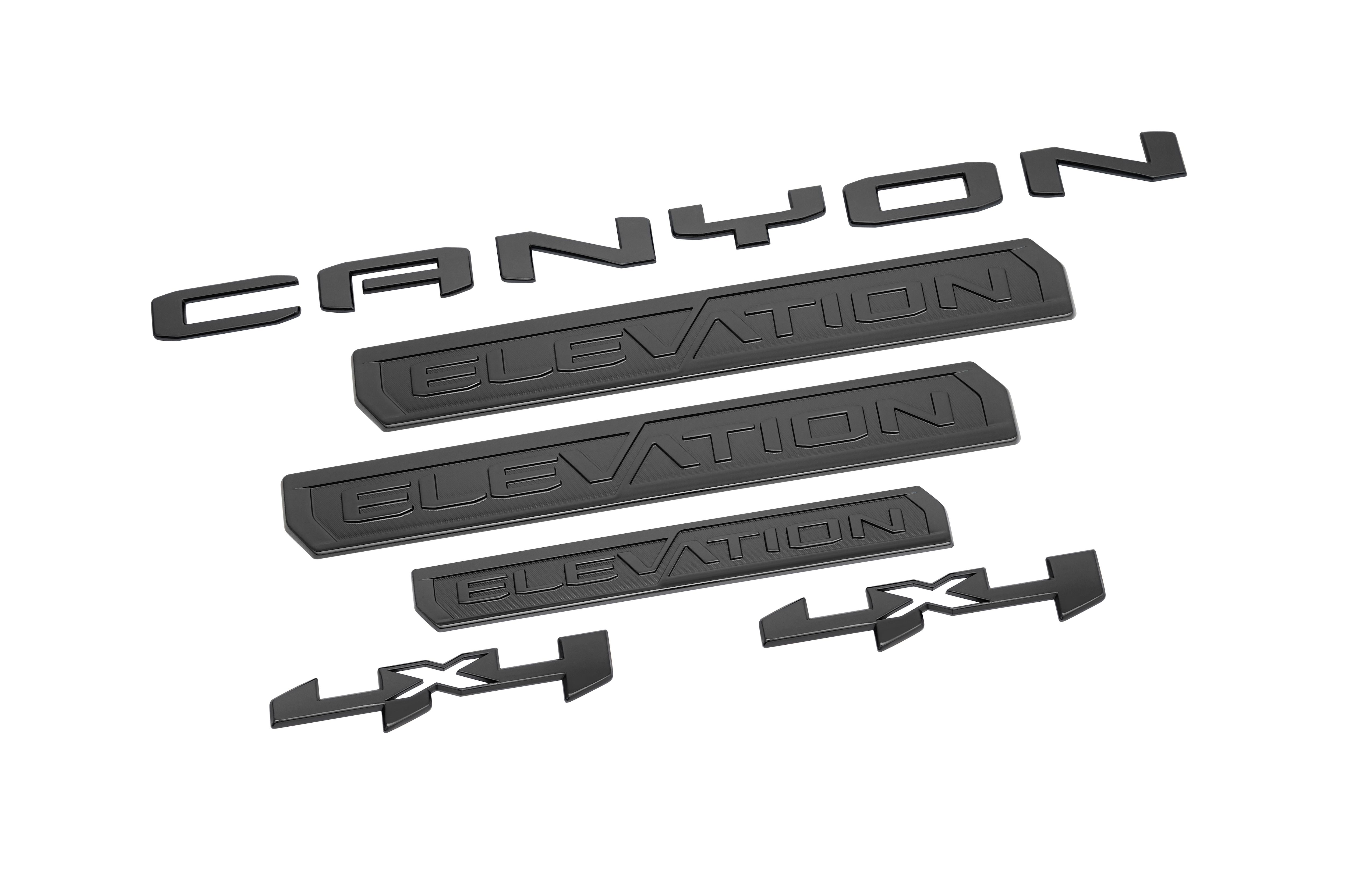 Canyon Elevation Emblems in Black