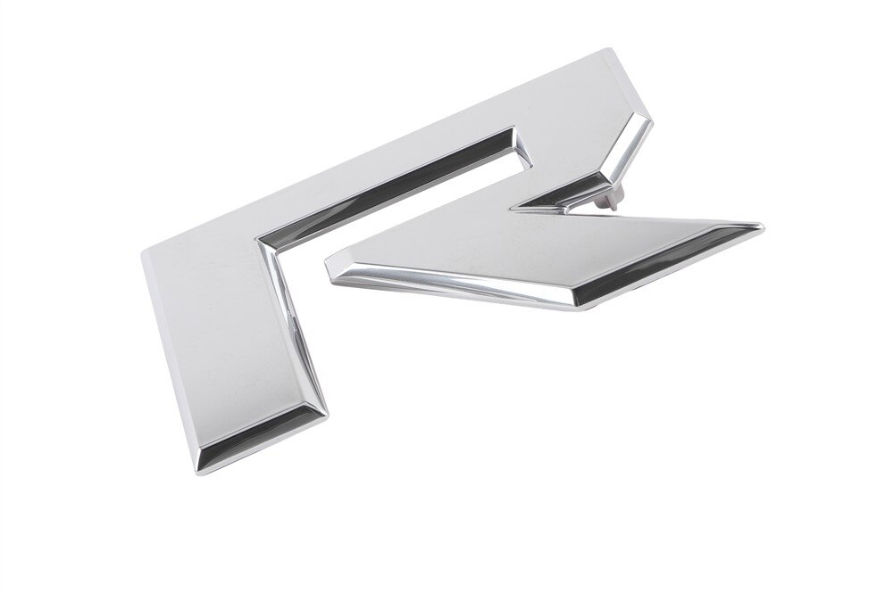 GM Genuine Parts Galvano Silver Tailgate Letter R