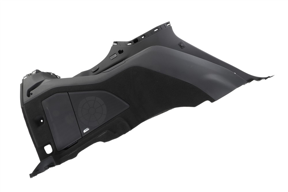 GM Genuine Parts Black Driver Side Quarter Lower Rear Trim Panel