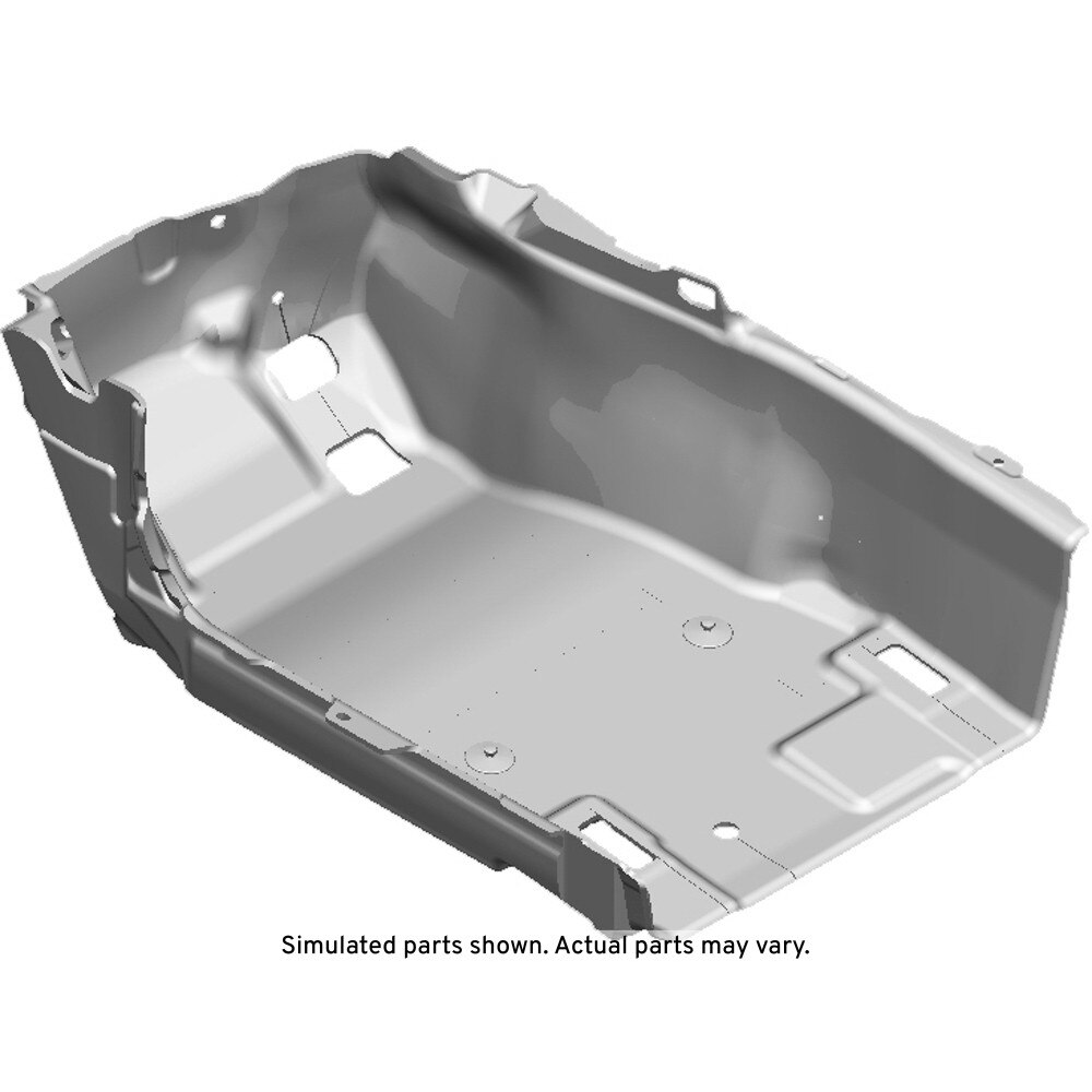 GM Genuine Parts Jet Black Front Driver Side Floor Panel Carpet