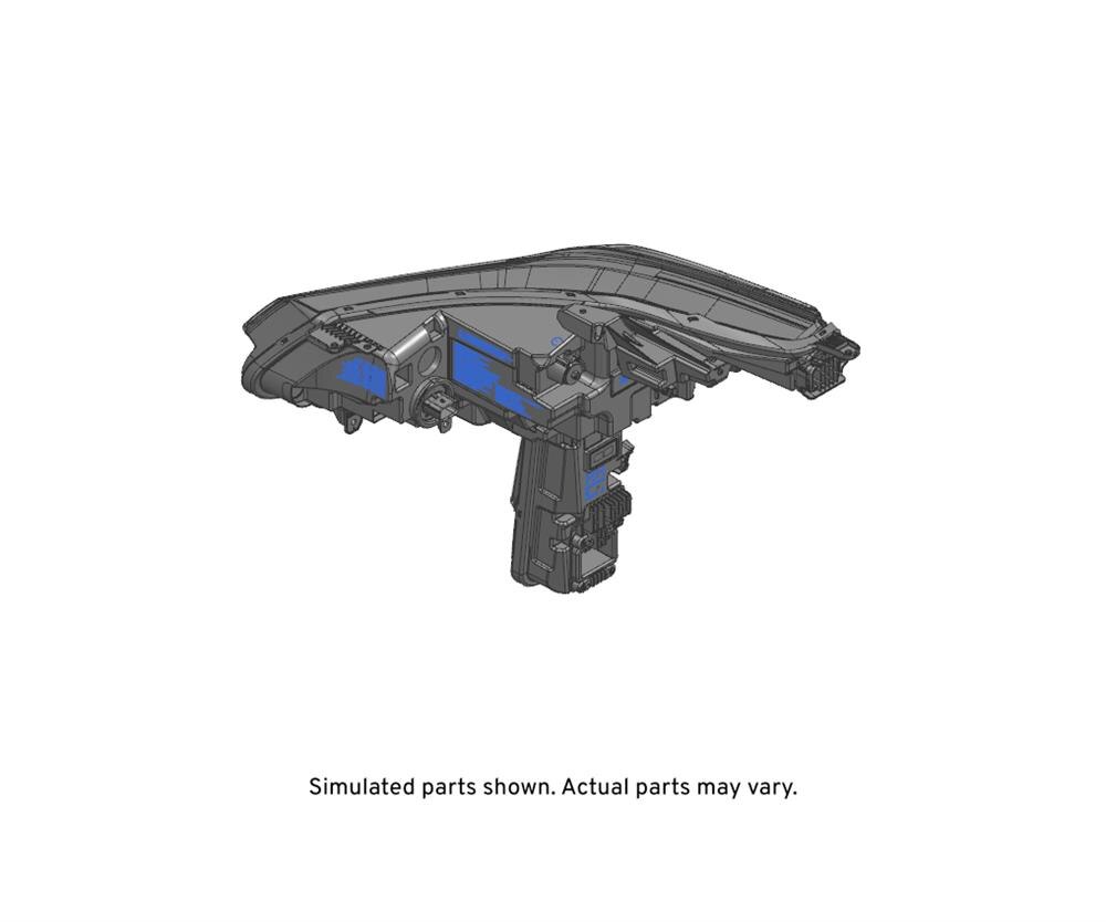 Cadillac GM Genuine Parts LED Passenger Side Headlamp