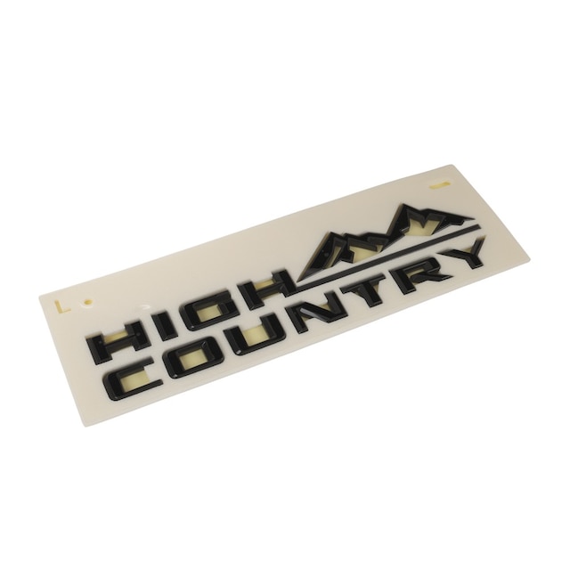 GM Genuine Parts Front Driver Side Fender Marketing Package Name Plate