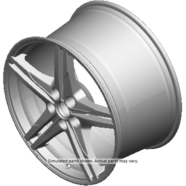 GM Genuine Parts Satin Graphite Rear Wheel