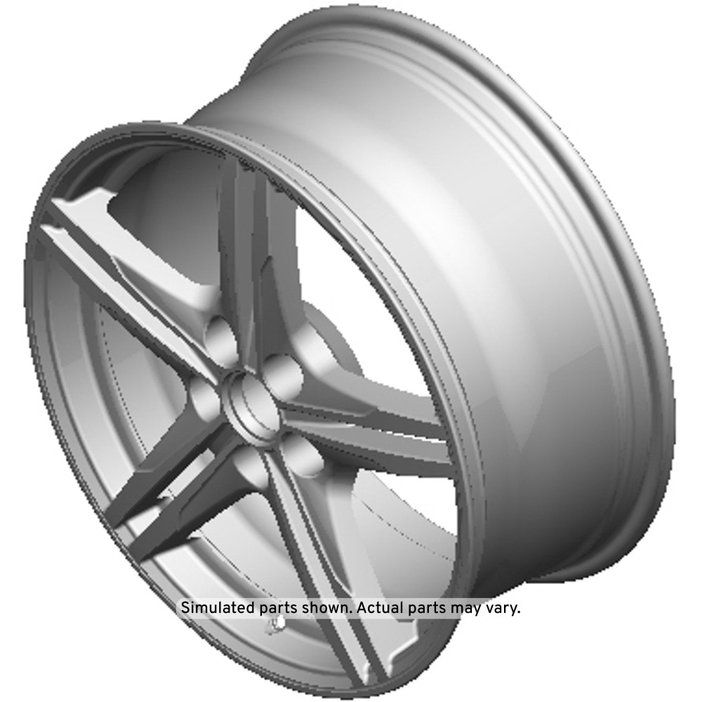 GM Genuine Parts Sterling Silver Front Wheel