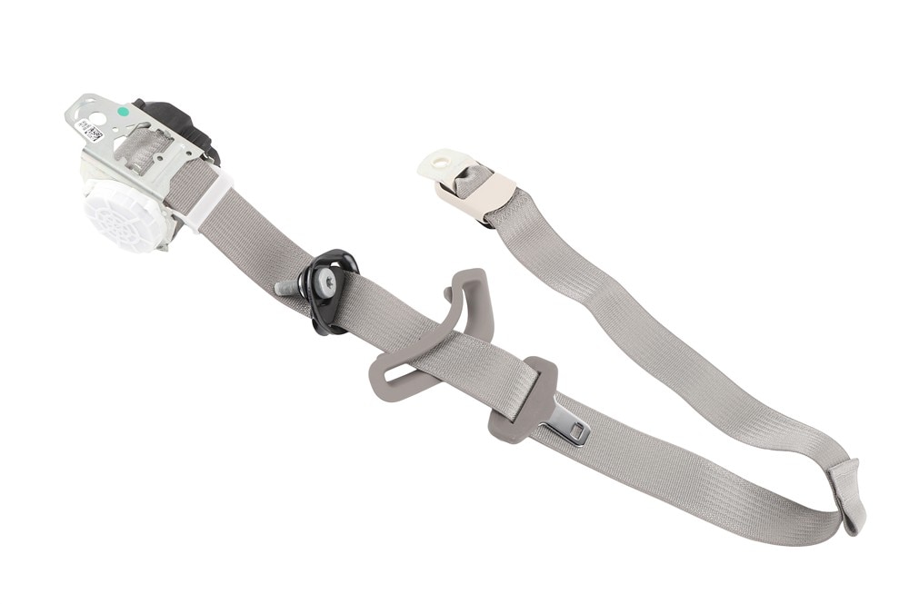 GM Genuine Parts Light Titanium Rear Driver Side Seat Belt Retractor