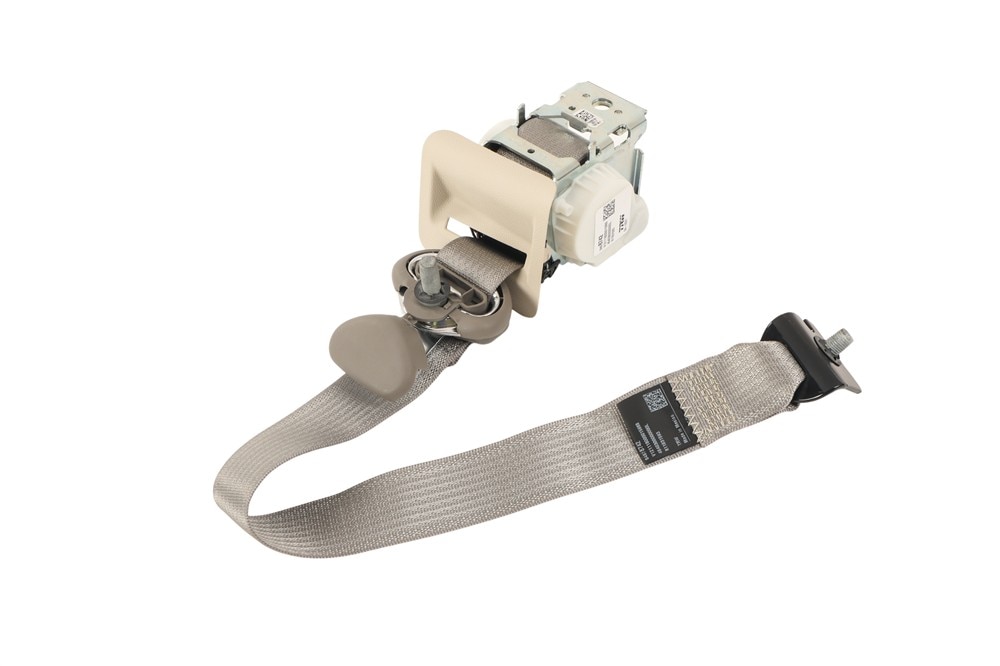 GM Genuine Parts Light Titanium 3rd Row Driver Side Seat Belt Retractor