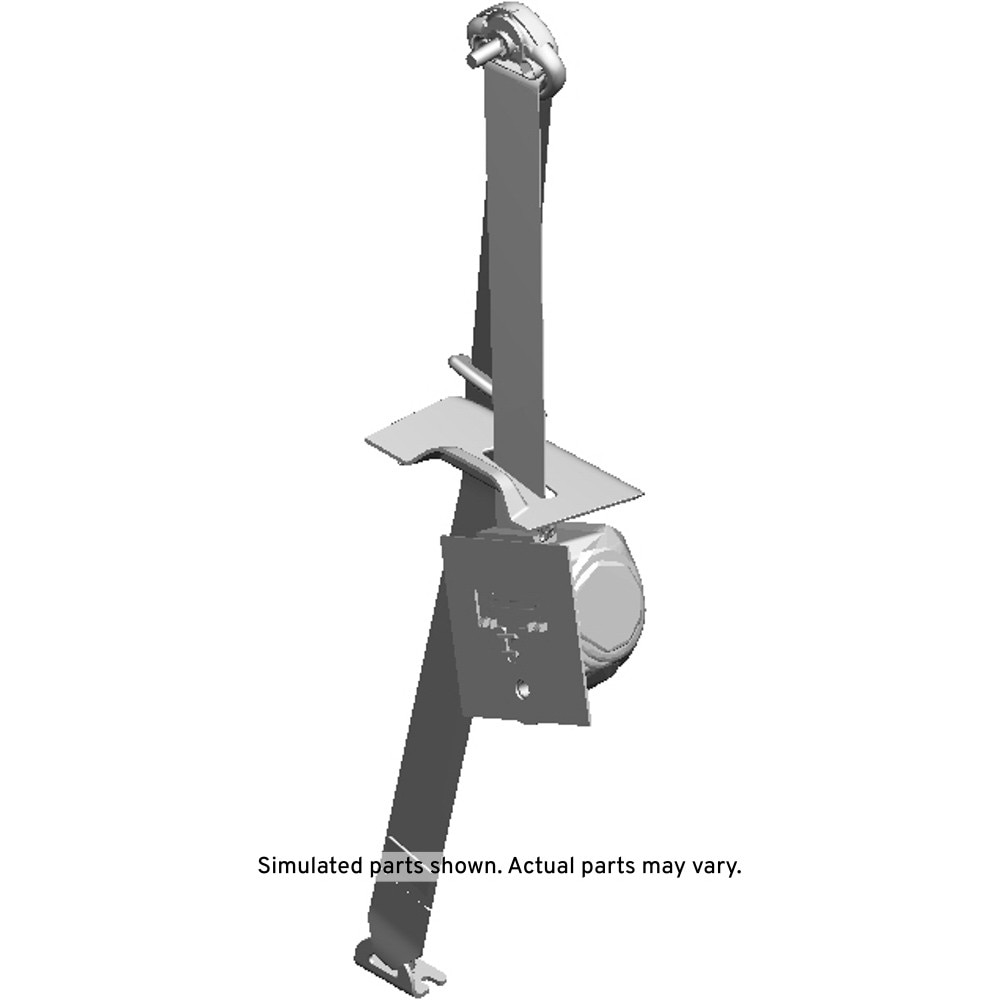 GM Genuine Parts Dark Atmosphere 3rd Row Driver Side Seat Belt Retractor