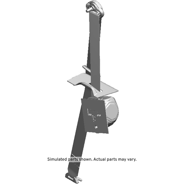 GM Genuine Parts Dark Atmosphere 3rd Row Driver Side Seat Belt Retractor