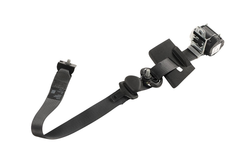 GM Genuine Parts Black 3rd Row Passenger Side Seat Belt Retractor