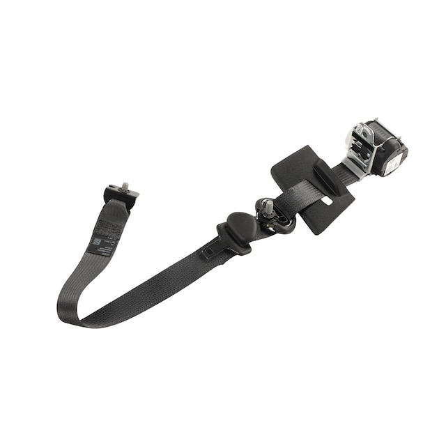 GM Genuine Parts Black 3rd Row Passenger Side Seat Belt Retractor