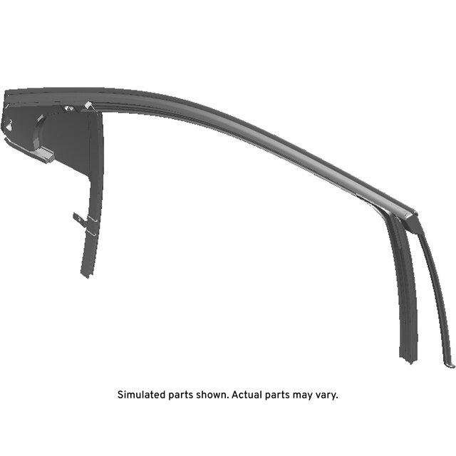 GM Genuine Parts Front Passenger Side Door Window Weatherstrip