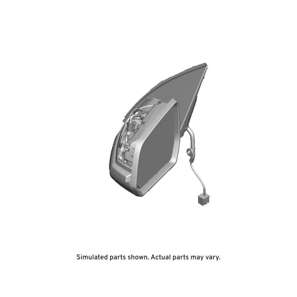 GM Genuine Parts Driver Side Door Mirror without Cover