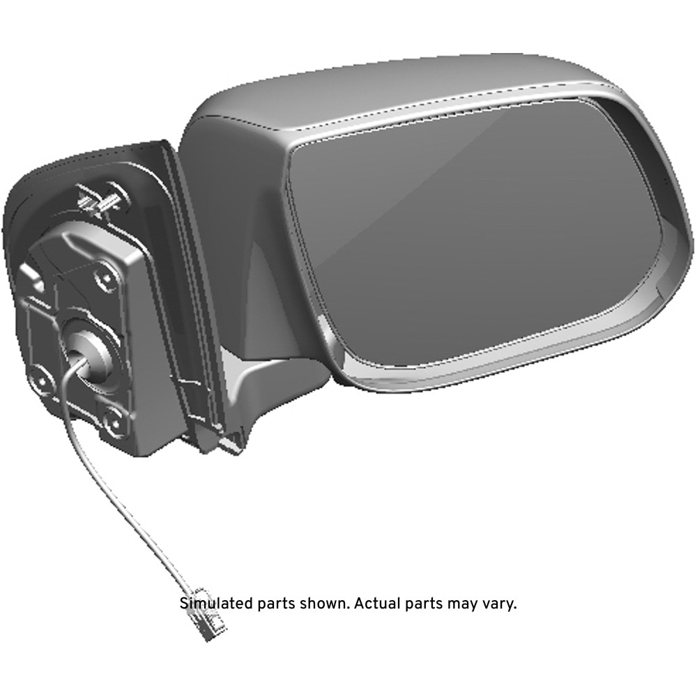 GM Genuine Parts Chrome Passenger Side Door Mirror Housing