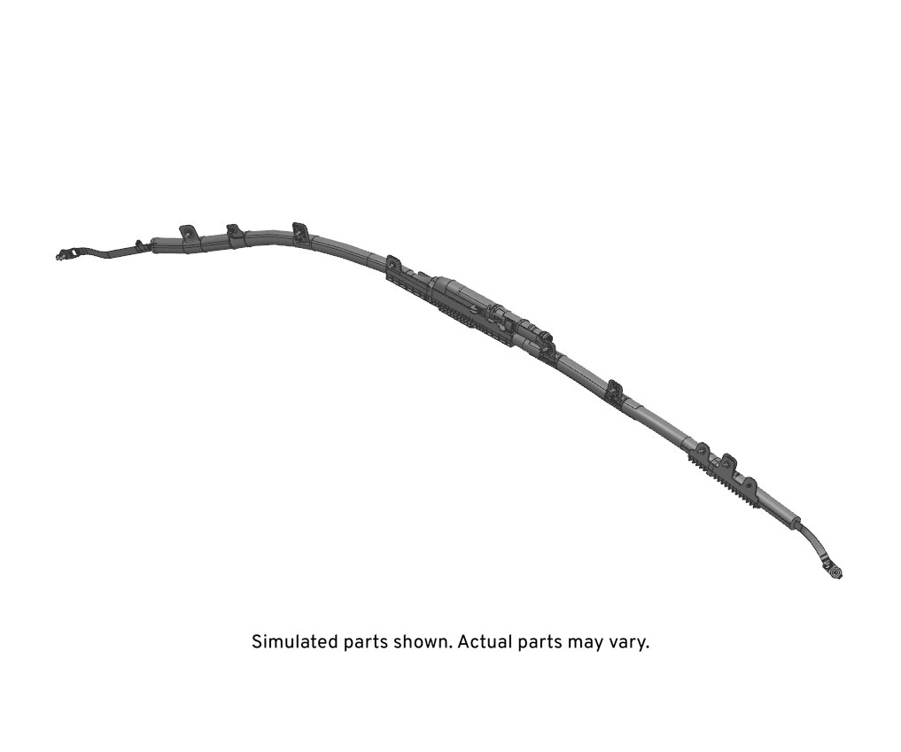 GM Genuine Parts Driver Side Front and Rear Row Roof Rail Airbag