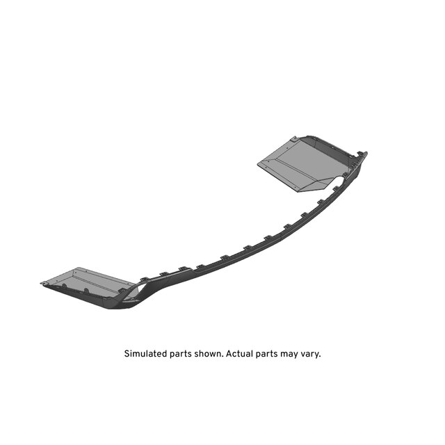 GM Genuine Parts Black Rear Bumper Lower Fascia