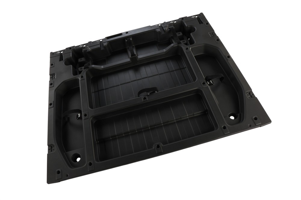 GM Genuine Parts Generic Black Rear Compartment Floor Stowage Trim Compartment