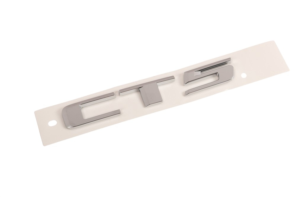 GM Genuine Parts Galvano Silver Rear Compartment Lid Vehicle Name Plate