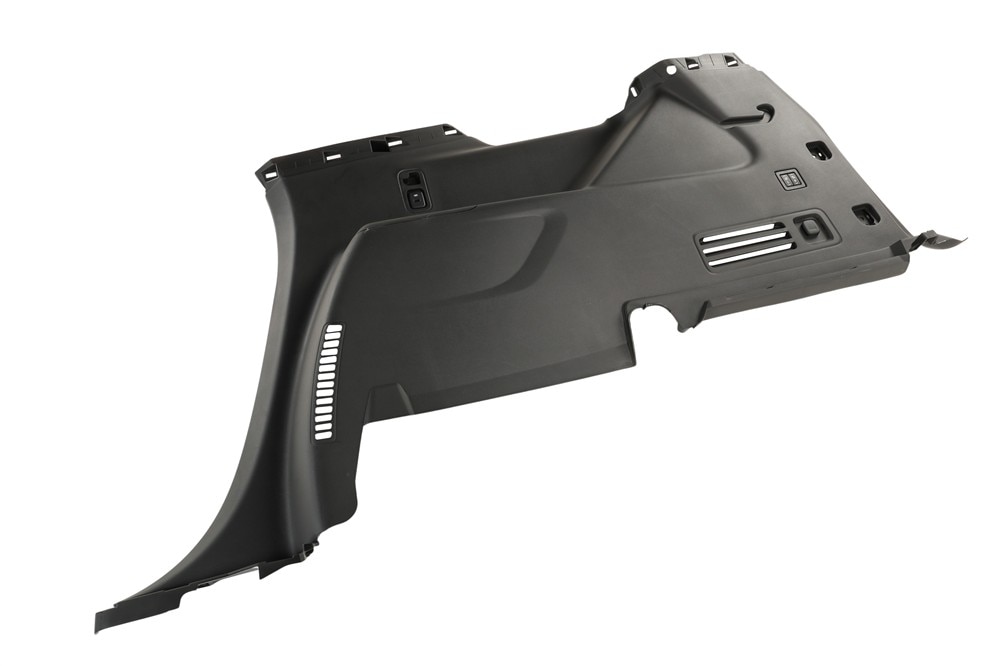 GM Genuine Parts Black Passenger Side Quarter Lower Rear Trim Panel