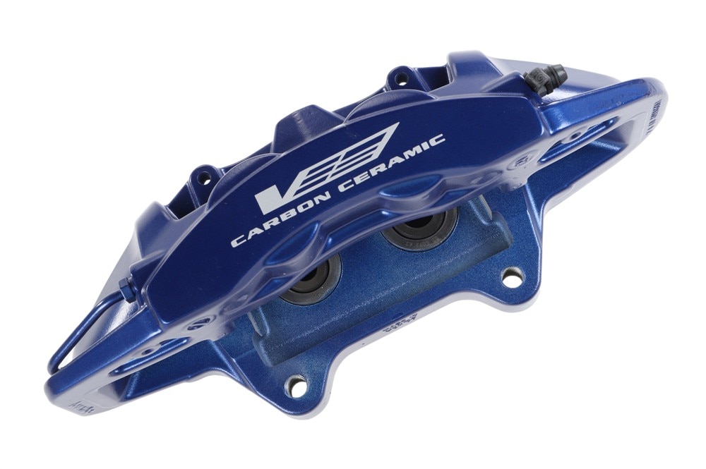 GM Genuine Parts Caliper Royal Blue Rear Passenger Side Brake Caliper without Pads and Bracket