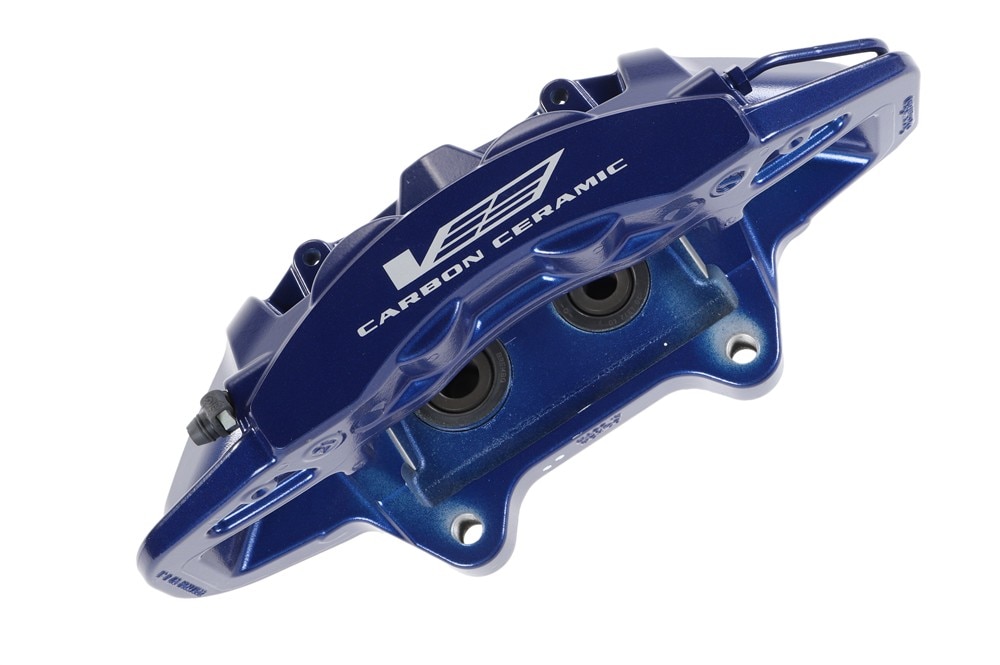GM Genuine Parts Caliper Royal Blue Rear Driver Side Brake Caliper without Pads and Bracket