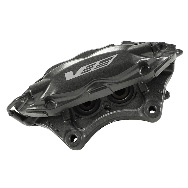 GM Genuine Parts Harbor Gray Metallic Rear Passenger Side Brake Caliper without Pads and Bracket