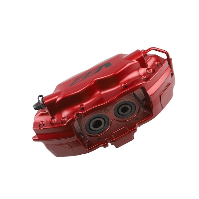 GM Genuine Parts Edge Red Rear Passenger Side Brake Caliper without Pads and Bracket