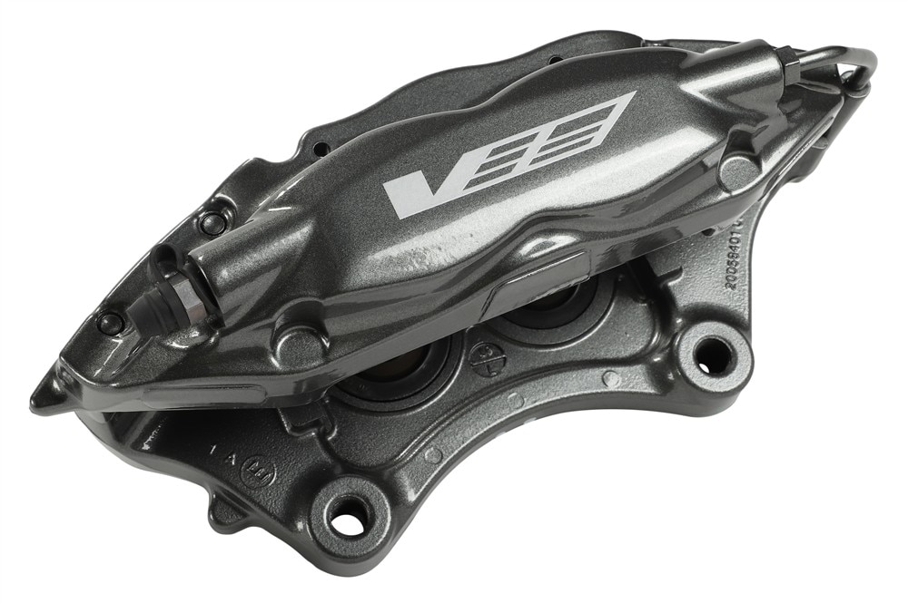 GM Genuine Parts Harbor Gray Metallic Rear Driver Side Brake Caliper without Pads and Bracket