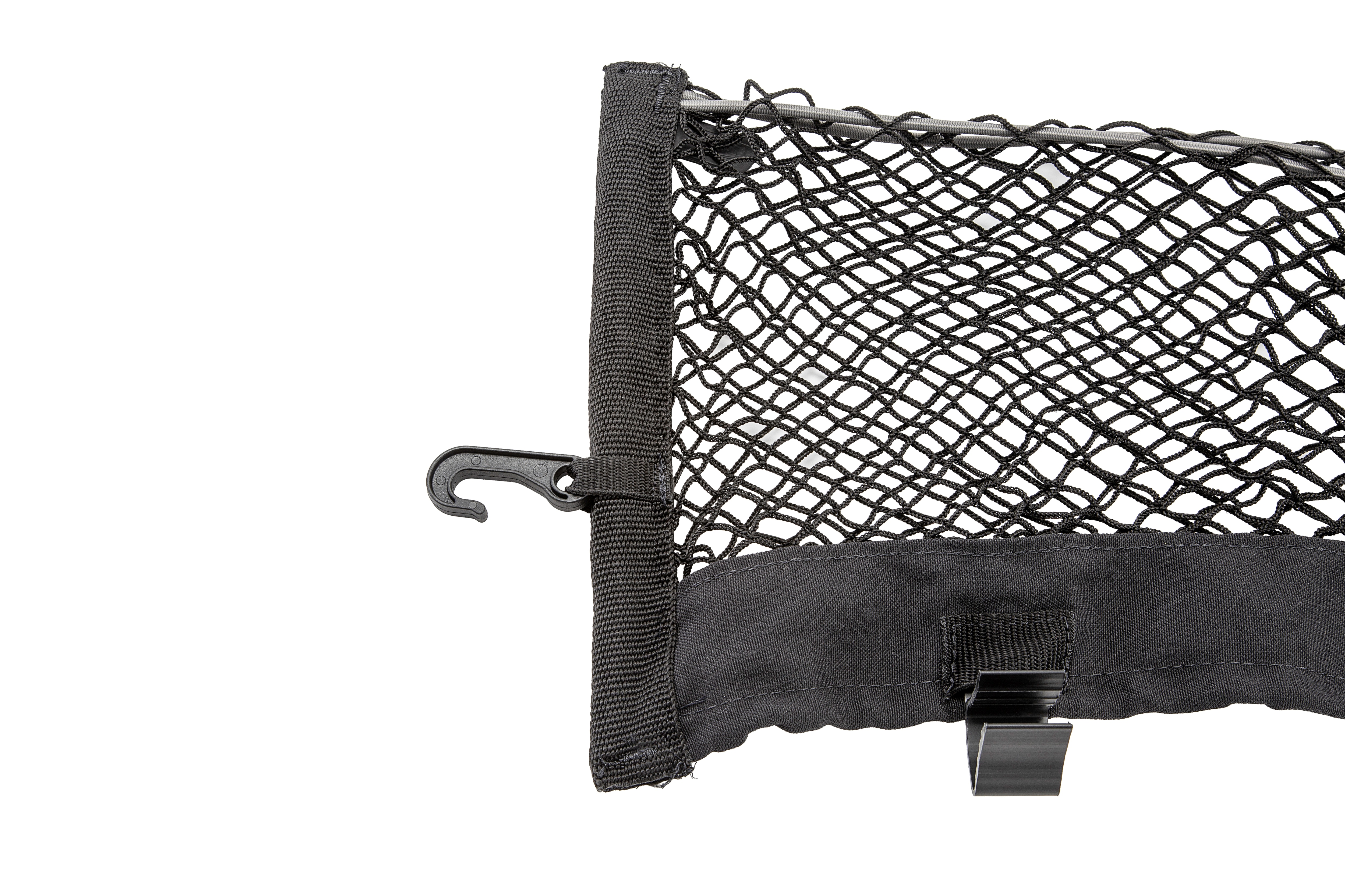 Vertical Cargo Net with Storage Bag featuring Cadillac Logo