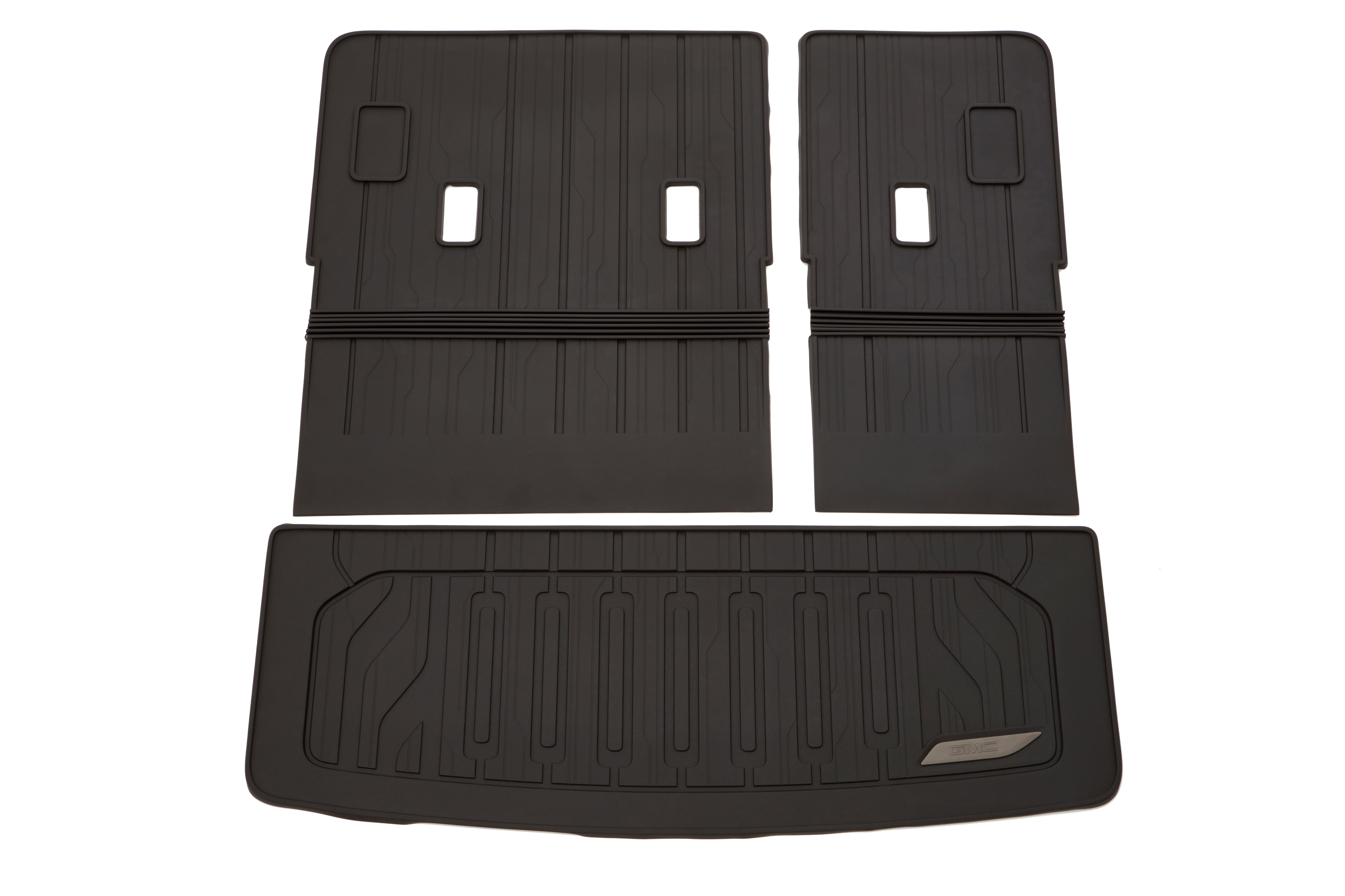 Integrated Cargo Liner in Very Dark Ash Gray with GMC Logo