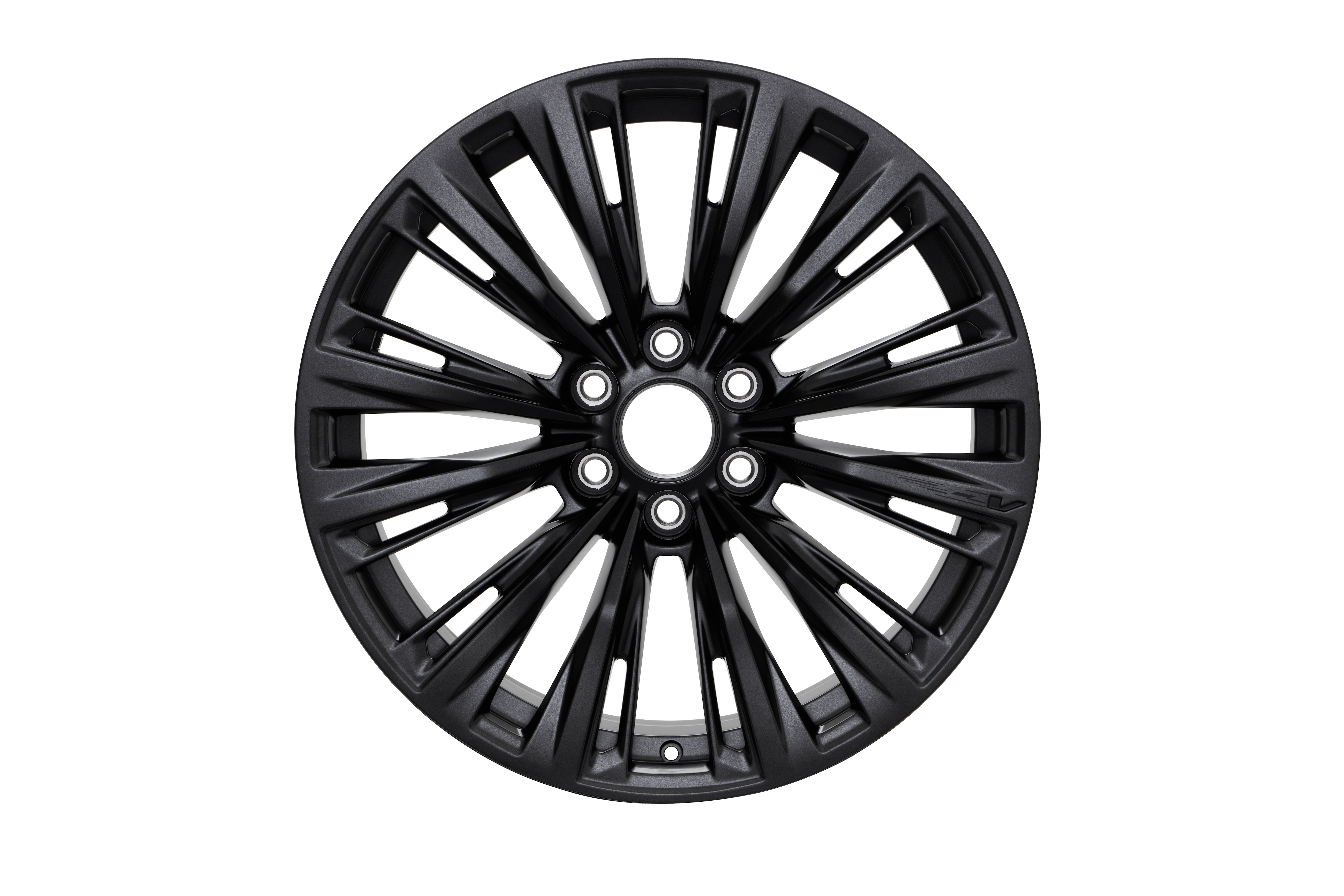 22x9-Inch Forged Aluminum 12-Spoke Wheel in Satin Graphite