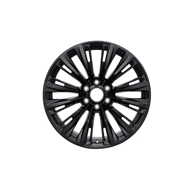 22x9-Inch Forged Aluminum 12-Spoke Wheel in Satin Graphite