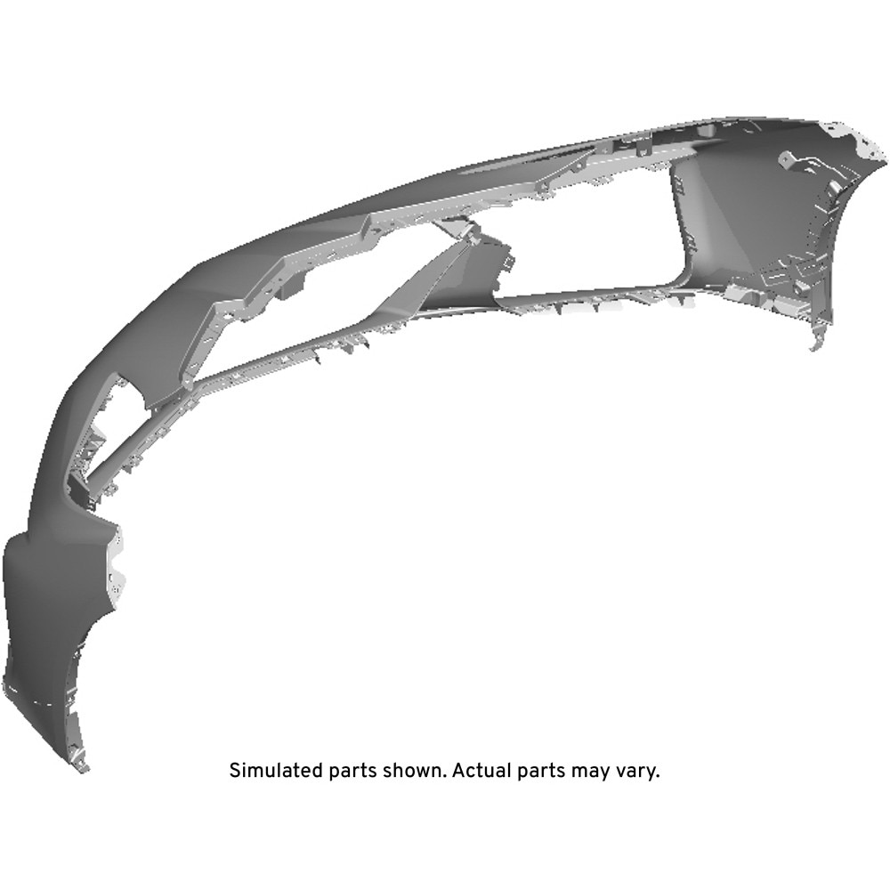 GM Genuine Parts Generic Gray Front Bumper Fascia