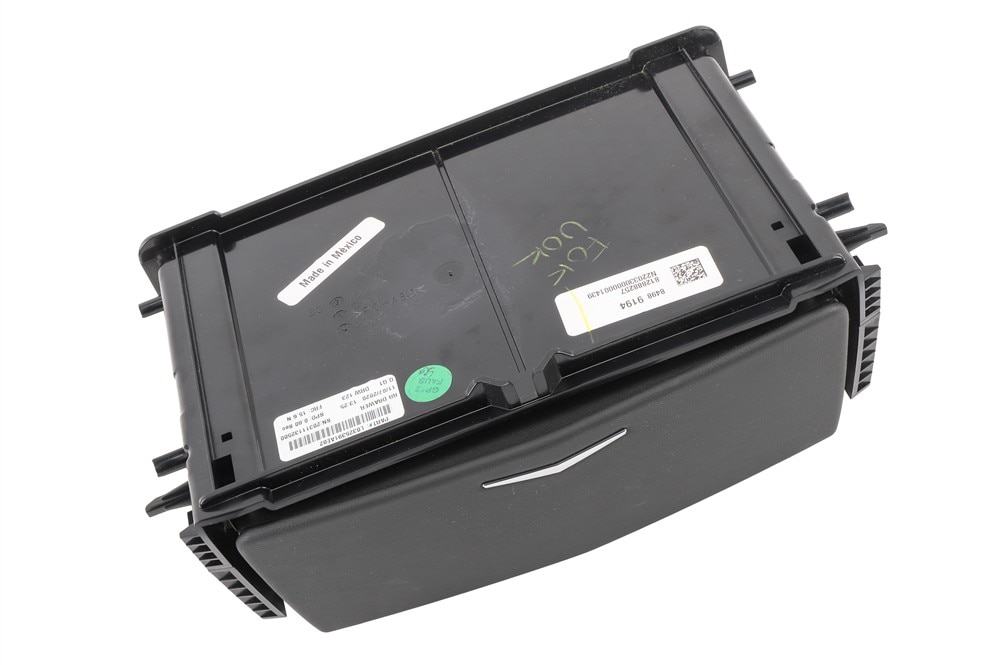 GM Genuine Parts Black Front Floor Console Front Compartment