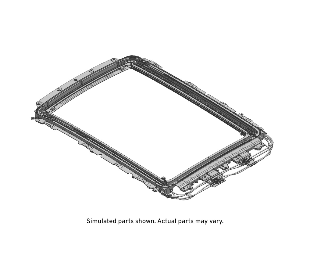 GM Genuine Parts Sunroof Housing