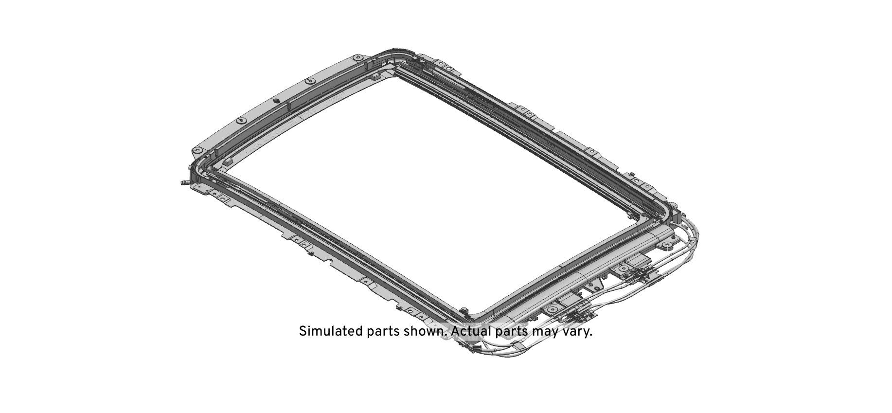 GM Genuine Parts Sunroof Housing