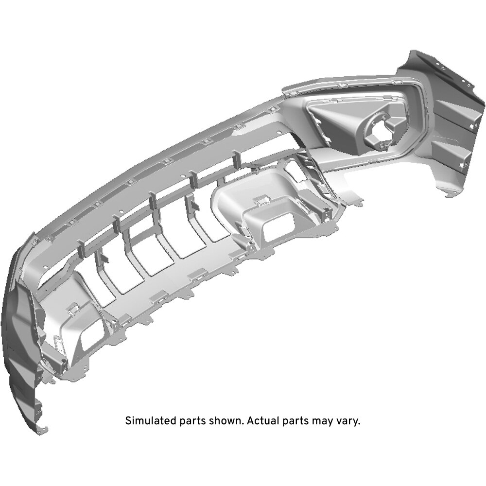 GM Genuine Parts Black Front Bumper Lower Fascia