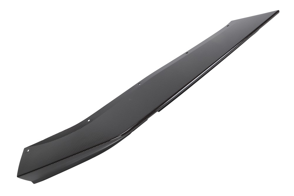 GM Genuine Parts Exposed Carbon Fiber Front Driver Side End Spoiler